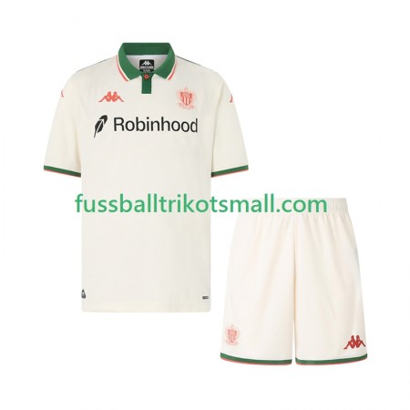 Fußballtrikots OGC Nice Kinder 2025-2026 Kurzarm Auswärts-trikot kaufen